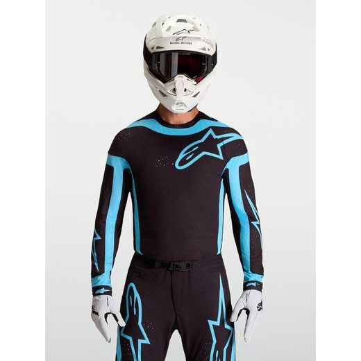 DRES SUPERTECH VESTA, ALPINESTARS (ČERNÁ/TYRKYSOVÁ) 2027