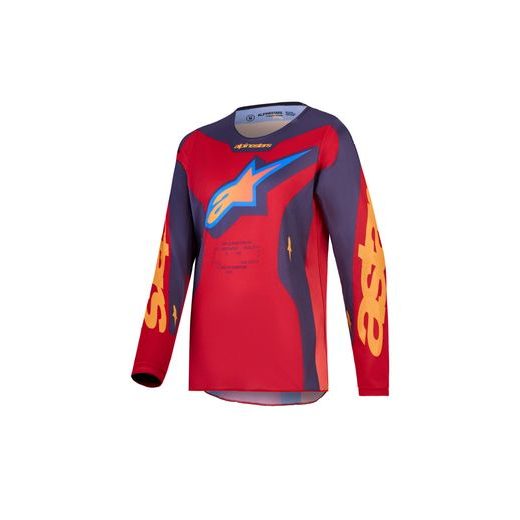 DRES RACER HUNT YOUTH, ALPINESTARS, DĚTSKÉ (ČERVENÁ/TMAVĚ ŠEDÁ/GRADIENT) 2027