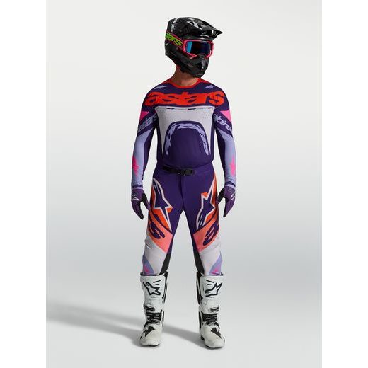 DRES SUPERTECH DYNA, ALPINESTARS (SVĚTLE FIALOVÁ/MODRÁ/RŮŽOVÁ/BÍLÁ) 2027