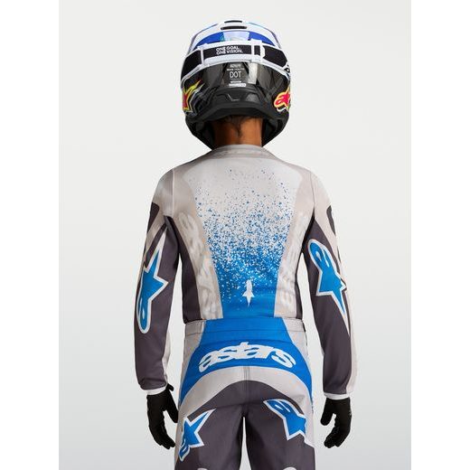 DRES FLUID DRAG YOUTH, ALPINESTARS, DĚTSKÉ (TMAVĚ ŠEDÁ/SVĚTLE ŠEDÁ/MODRÁ) 2027