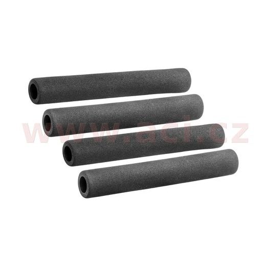 PĚNOVÉ GRIPY VČ. ŠPUNTŮ ŘÍDÍTEK, OXFORD (ČERNÉ, TL. GRIPU 7 MM, SADA 4KS)