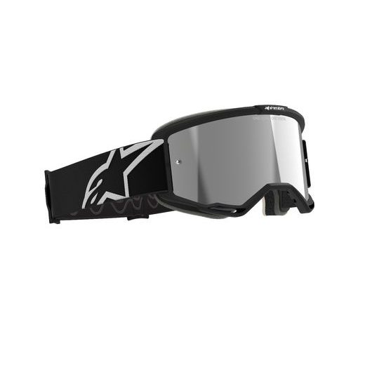 BRÝLE VISION 5 CORP, ALPINESTARS (ČERNÁ, ZRCADLOVÉ STŘÍBRNÉ PLEXI) 2026