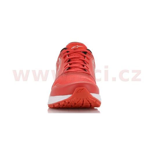 BOTY META TRAIL SHOES, ALPINESTARS (ČERVENÁ/BÍLÁ)