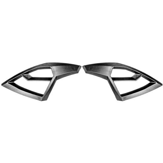 ČELNÍ KRYTY VRCHNÍ VENTILACE PRO PŘILBY CROSS PRO 2, CASSIDA (ČERNÁ)