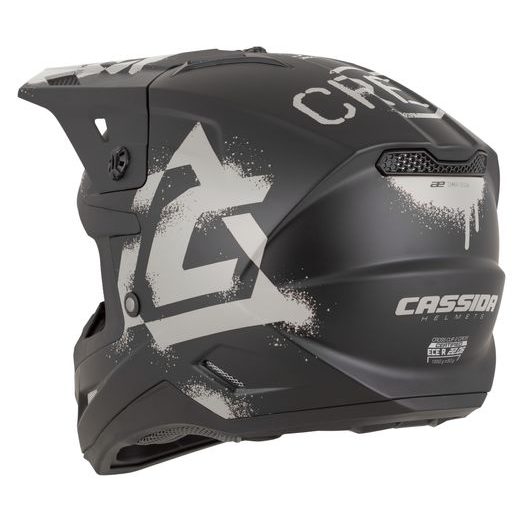 PŘILBA CROSS CUP 2 CREW, CASSIDA (ČERNÁ MATNÁ/PÍSKOVÁ) 2026