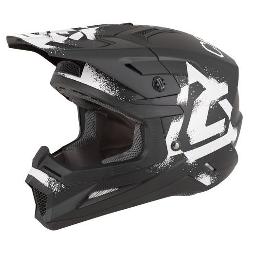 PŘILBA CROSS CUP 2 CREW, CASSIDA (ČERNÁ MATNÁ/BÍLÁ) 2026