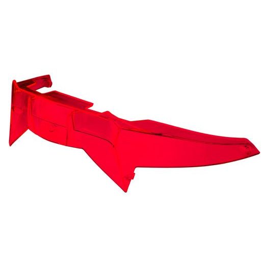 AERODYNAMICKÝ STABILIZÁTOR PRO PŘILBY AERO, CASSIDA - ČR (ČERVENÝ PROBARVENÝ POLYKARBONÁT PLAST)