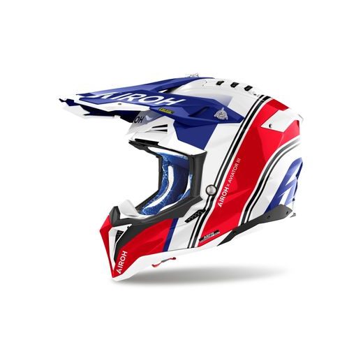 PŘILBA AVIATOR 3 HIMA, AIROH (ČERVENÁ LESKLÁ) 2026