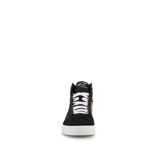BOTY RIDE-63 CANVAS, ALPINESTARS (ČERNÁ/SVĚTLE ŠEDÁ/ŠACHOVNICOVÝ VZOR) 2026