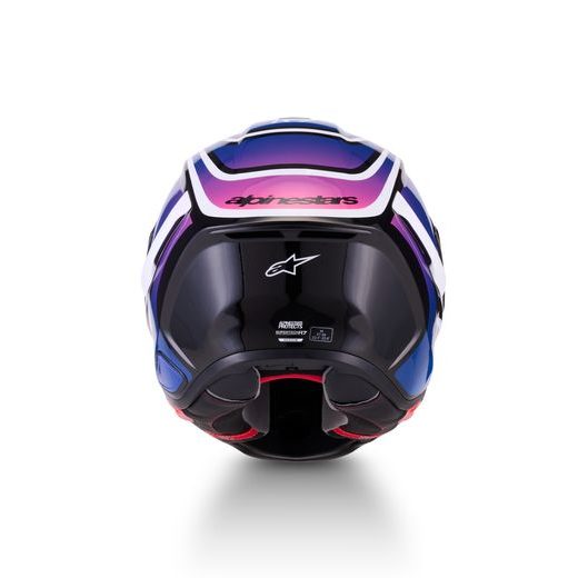 PŘILBA S-R7 ZEAL, ALPINESTARS (ČERNÁ/MODRÁ/RŮŽOVÁ FLUO/BÍLÁ) 2026