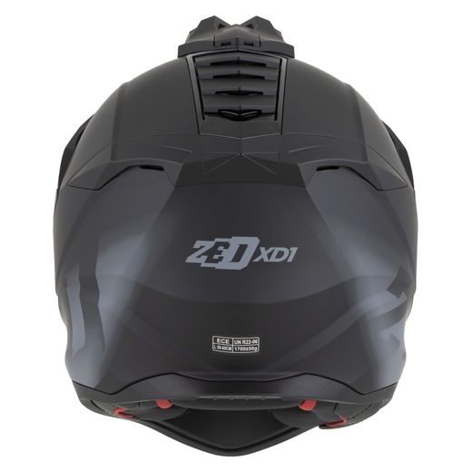 PŘILBA XD1, ZED (ČERNÁ MATNÁ/TMAVĚ ŠEDÁ) 2026