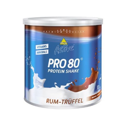 PROTEIN ACTIVE PRO 80 / 750G RUMOVÁ PRALINKA (INKOSPOR - NĚMECKO)