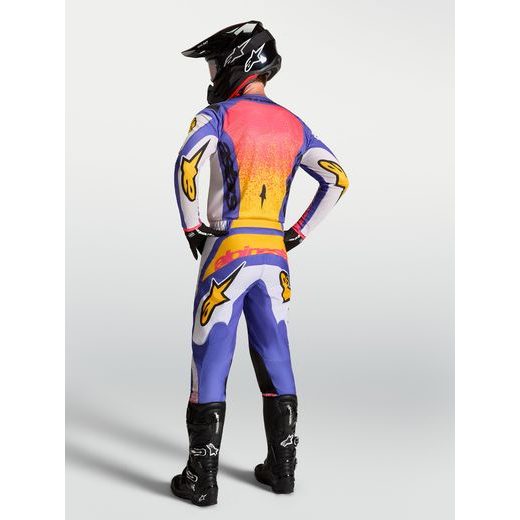 DRES FLUID DRAG, ALPINESTARS (SVĚTLE ŠEDÁ/FIALOVÁ/ZLATÁ) 2027
