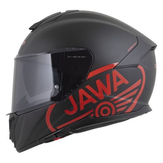 PŘILBA INTEGRAL GT 2.1 JAWA SOLID, CASSIDA (ČERNÁ MAT/ČERVENÁ LESK)