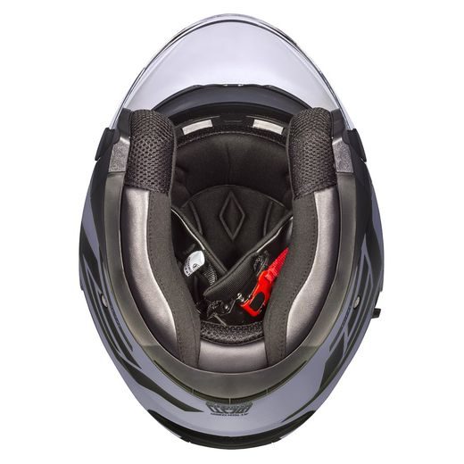 PŘILBA JET TECH CORSO, CASSIDA (ČERNÁ MATNÁ/ŠEDÁ)