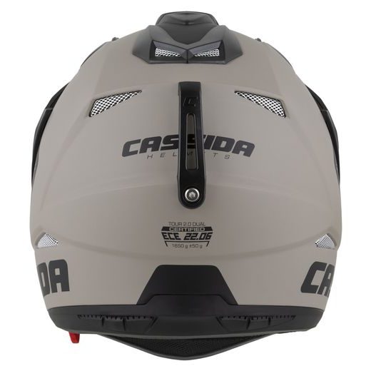 PŘILBA TOUR 2.0 DUAL, CASSIDA (PÍSKOVÁ MATNÁ/ČERNÁ, PLEXI S PŘÍPRAVOU PRO PINLOCK) 2026