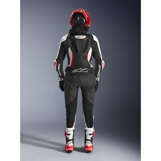 DVOUDÍLNÁ KOMBINÉZA STELLA GP-R7, ALPINESTARS, DÁMSKÉ (ČERNÁ/BÍLÁ/ČERVENÁ FLUO) 2026