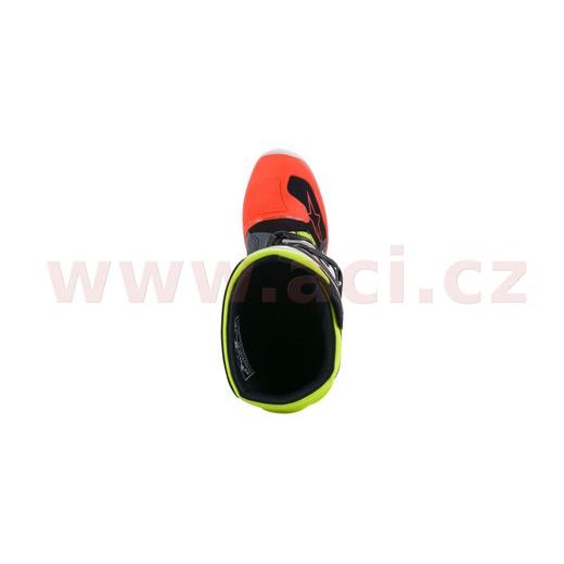 BOTY TECH 7 S, ALPINESTARS, DĚTSKÉ (ŠEDÁ/ČERVENÁ FLUO/ŽLUTÁ FLUO) 2026