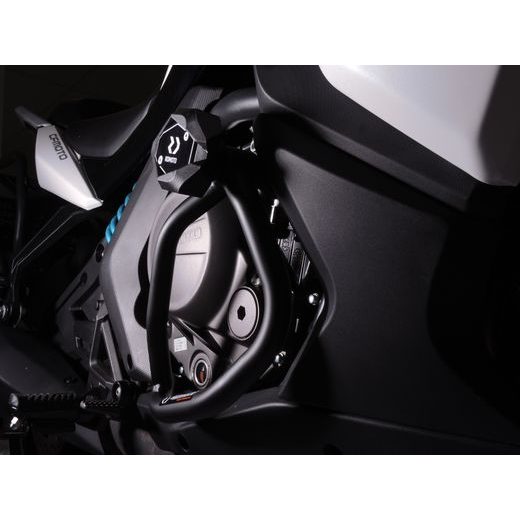 OCHRANNÉ RÁMY MOTORU RDMOTO CF137KDSL01K MATNÁ ČERNÁ PRO CFMOTO 650 GT, PREMIUM 2020-2023