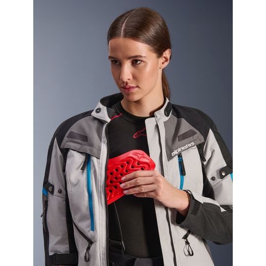 BUNDA STELLA BOGOTA PRO DRYSTAR, ALPINESTARS, DÁMSKÁ (ŠEDÁ/ČERNÁ/MODRÁ) 2026
