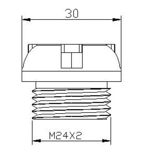 ZÁTKA OLEJE PUIG 6778O ZLATÁ M24X2