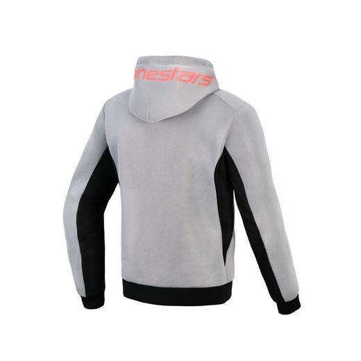 BUNDA CHROME SUPERAIRFLOW, ALPINESTARS (ČERNÁ/SVĚTLE ŠEDÁ/ČERVENÁ FLUO) 2026