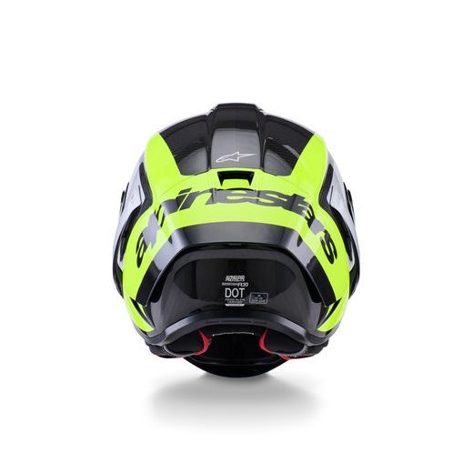 PŘILBA SUPERTECH R10 ARIUS, ALPINESTARS (KARBON/ŽLUTÁ FLUO/BÍLÁ) 2026