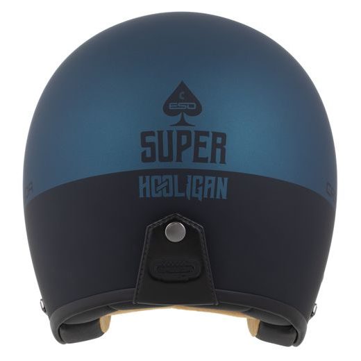 PŘILBA ESO SUPER HOOLIGAN, CASSIDA (ČERNÁ MATNÁ/METALICKÁ MODRÁ) 2026