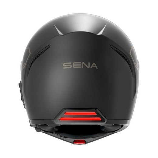 MESH PŘILBA S HEADSETEM IMPULSE, SENA (MATNÁ ČERNÁ)