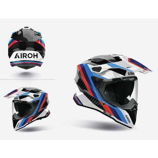 PŘILBA COMMANDER 2 CARBON RANK, AIROH (LESKLÁ) 2027