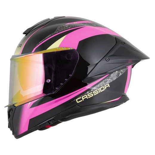 PŘILBA INTEGRAL GTS 2.1 MEGA, CASSIDA (ČERNÁ/RŮŽOVÁ/BÍLÁ/VANILKOVÁ) PLEXI S PŘÍPRAVOU PRO PINLOCK 2026