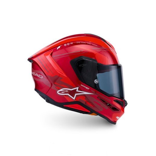 PŘILBA S-R7 A-CORE, ALPINESTARS (ČERVENÁ/BÍLÁ) 2026