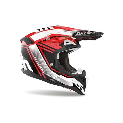 PŘILBA AVIATOR 3.0 LEAGUE, AIROH (ČERVENÁ) 2023