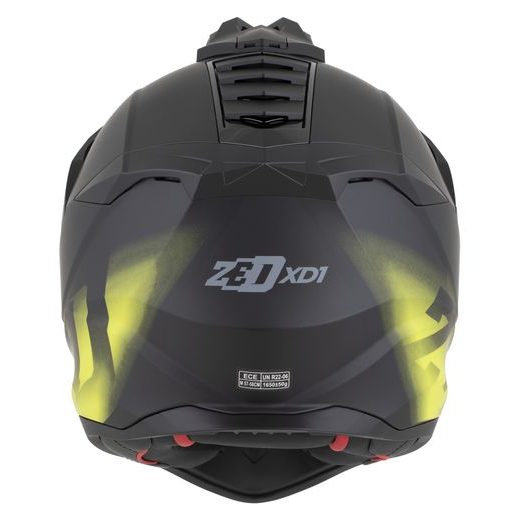 PŘILBA XD1, ZED (ČERNÁ MATNÁ/ŽLUTÁ FLUO) 2026