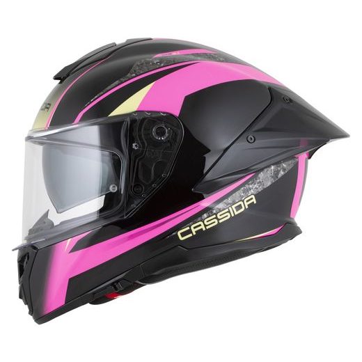 PŘILBA INTEGRAL GTS 2.1 MEGA, CASSIDA (ČERNÁ/RŮŽOVÁ/BÍLÁ/VANILKOVÁ) PLEXI S PŘÍPRAVOU PRO PINLOCK 2026