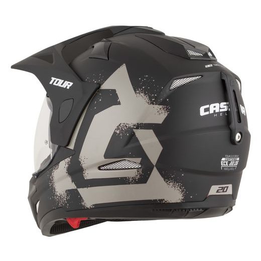 PŘILBA TOUR 2.0 CREW, CASSIDA (ČERNÁ MATNÁ/PÍSKOVÁ, PLEXI S PŘÍPRAVOU PRO PINLOCK) 2026