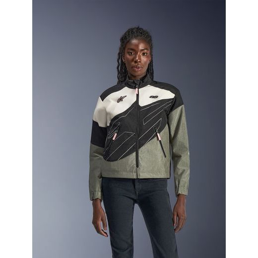 BUNDA STELLA MOSHELL, ALPINESTARS, DÁMSKÁ (ČERNÁ/ŠEDÁ/BÍLÁ OFF WHITE/RŮŽOVÁ) 2026
