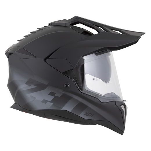 PŘILBA XD1, ZED (ČERNÁ MATNÁ/TMAVĚ ŠEDÁ) 2026