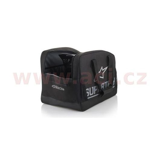 TAŠKA NA PŘILBU POLSTROVANÁ, ALPINESTARS (ČERNÁ/ŠEDÁ/BÍLÁ)