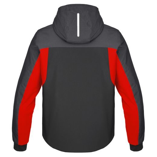 BUNDA HOODIE H2OUT, SPIDI (ČERNÁ/ANTRACIT/ČERVENÁ)