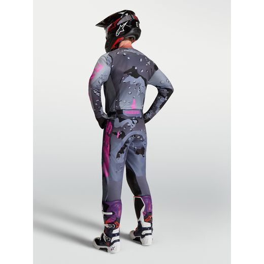 DRES RACER LONE, ALPINESTARS (ŠEDÁ CAMO/FIALOVÁ) 2027