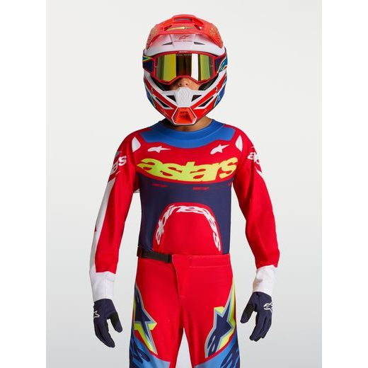 DRES SUPERTECH DYNA YOUTH, ALPINESTARS, DĚTSKÉ (ČERVENÁ/BÍLÁ/MODRÁ/ZELENÁ/ČERNÁ) 2027