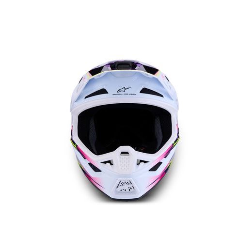 PŘILBA S-M7 BLASTER, ALPINESTARS (FIALOVÁ/RŮŽOVÁ/BÍLÁ) 2027