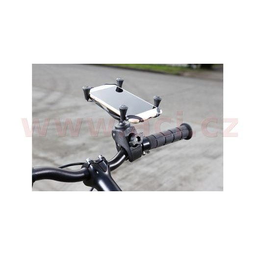 KOMPLETNÍ SESTAVA DRŽÁKU PRO VELKÉ MOBILNÍ TELEFONY X-GRIP SE "SNAP-LINK TOUGH-CLAW" UPÍNANÍM NA ŘIDÍTKA, RAM MOUNTS