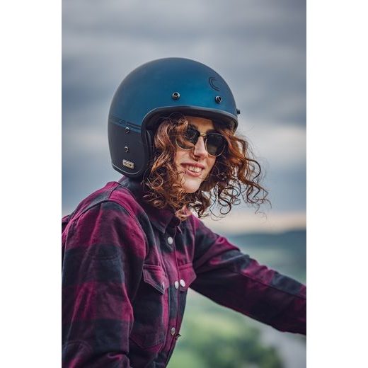 PŘILBA ESO SUPER HOOLIGAN, CASSIDA (ČERNÁ MATNÁ/METALICKÁ MODRÁ) 2026