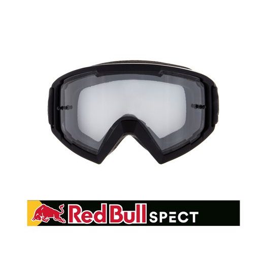 BRÝLE WHIP, REDBULL SPECT (ČERNÉ, PLEXI ČIRÉ)
