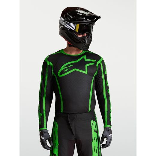 DRES FLUID APEX V2, ALPINESTARS (ČERNÁ/ZELENÁ FLUO) 2027