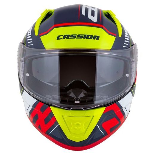 PŘILBA AERO DROME, CASSIDA (MODRÁ MET./ŽLUTÁ/ORANŽOVÁ/ČERVENÁ/BÍLÁ) 2026