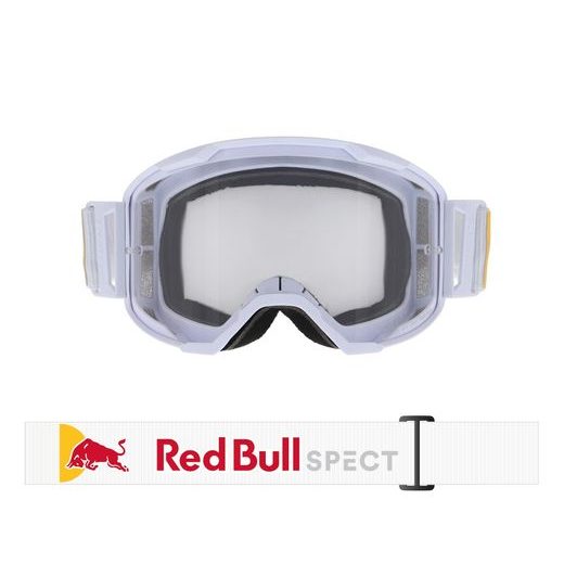 BRÝLE STRIVE, REDBULL SPECT (BÍLÉ MATNÉ, PLEXI ČIRÉ)