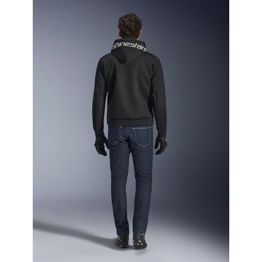 BUNDA CHROME SUPERAIRFLOW, ALPINESTARS (ČERNÁ/TMAVĚ ŠEDÁ/BÍLÁ) 2026